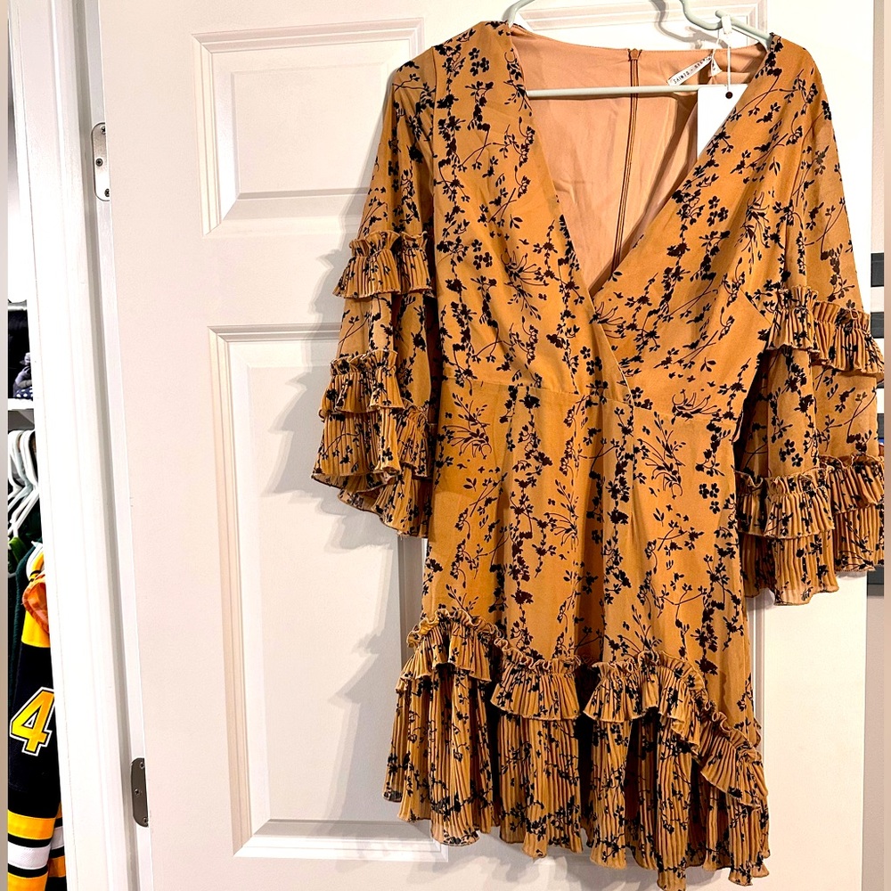 Petal and Pup Saints and Secrets Mocha Sun Dress